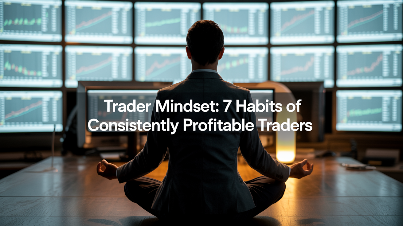 Trader Mindset: 7 Habits of Consistently Profitable Traders — illustration trading