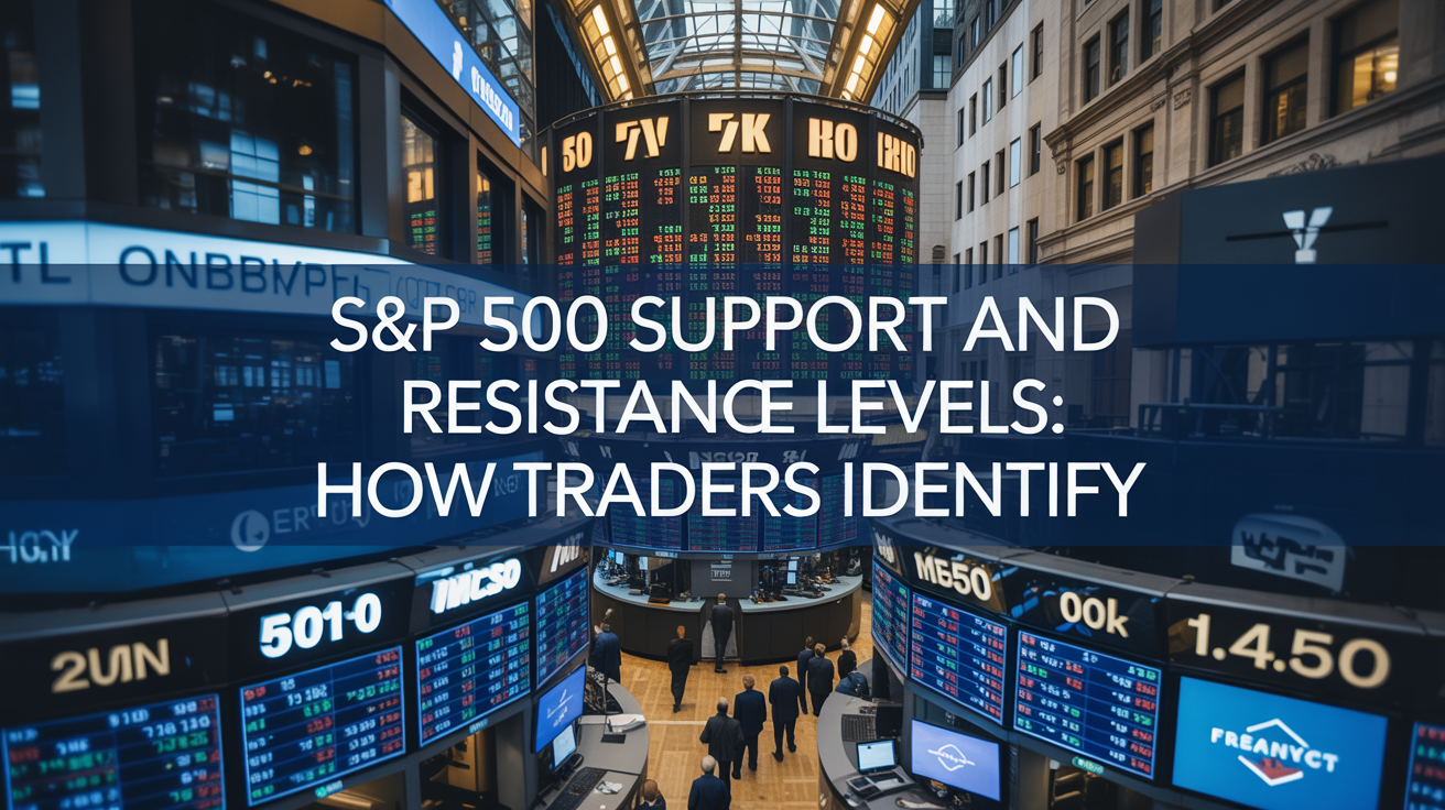 S&P 500 Support and Resistance Levels: How Traders Identify Key Zones — illustration trading